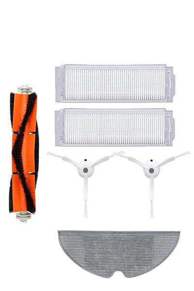 Roborge Xiaomi Vacuum Mop 2 Pro - Ρομπότ ηλεκτρική σκούπα, σετ ανταλλακτικών 6 τεμαχίων (MJST1SHW)