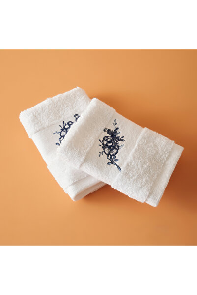 Bella Maison Πετσέτες χεριών 100% βαμβάκι Bleu Blanc Σετ 2 τεμαχίων Μπλε-Λευκ...