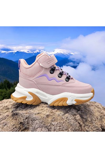 JOJO KIDS αδιάβροχες μπότες για κορίτσια, μπότες ορειβασίας, αντιολισθητική σόλα, μπότες velcro