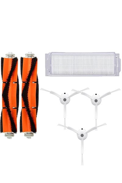 Roborge Xiaomi Vacuum Mop 2 Pro - مكنسة كهربائية روبوتية، مجموعة قطع غيار مكونة من 6 قطع (MJST1SHW)