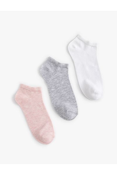 Koton Set of 3 Colorful Booties Socks