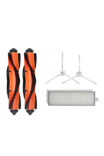 Roborge مجموعة قطع غيار متوافقة مع مكنسة كهربائية روبوتية Xiaomi Vacuum Mop 2in1 Essential (MJSTG1) مكونة من 5 قطع