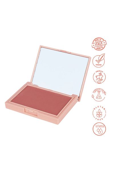 Dora Joy Matte Powder Blush 05 Dusty Rose Powder Blush Vegan with Vitamin E