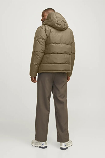 Jack & Jones JJWORLD PUFFER JACKET Bej Erkek Mont