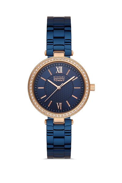 MICHAEL TOMMY Steel Women's Wristwatch - Mt-20248L-Lrl13
