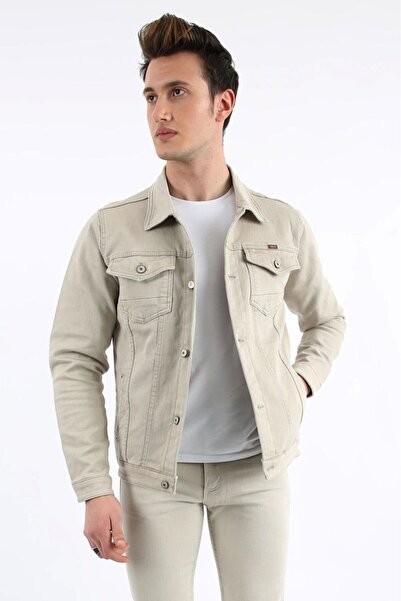 WKM Ανδρικό τζιν μπουφάν με διπλή εφαρμογή