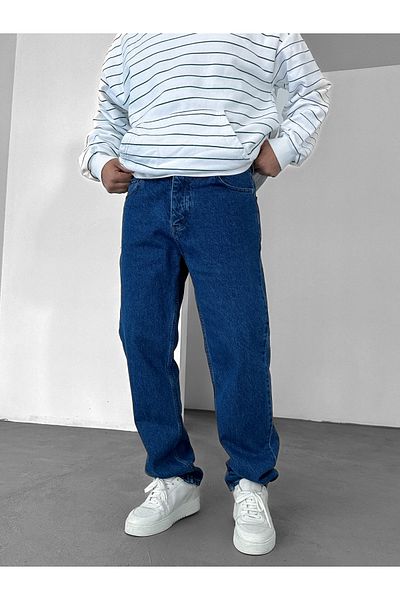 BYBASICMAN Dark Blue Baggy Pants Ke-112/024/350/539/806