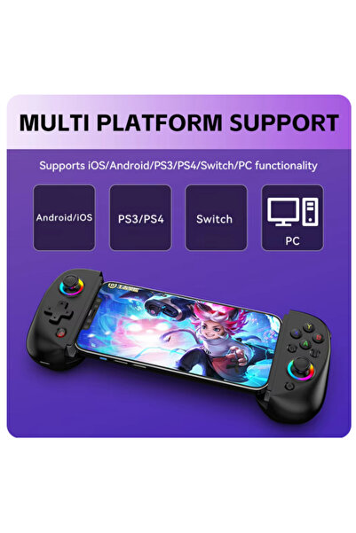 Ozmik D8 kablosuz teleskopik oyun denetleyicisi Bluetooth uyumlu Android IPhone Gamepad için 5.2