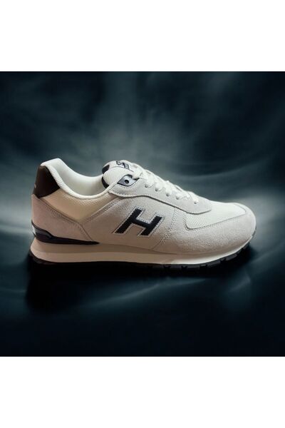 Hammer Jack Chile Kirli Beyaz Lacivert Hakiki Deri Erkek Spor Ayakkabı