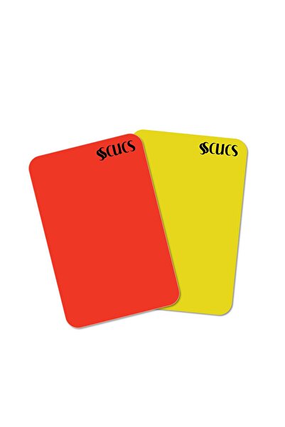 AVESSA Scucs 1380 Hakem Kartı Takım Sarı-Kırmızı