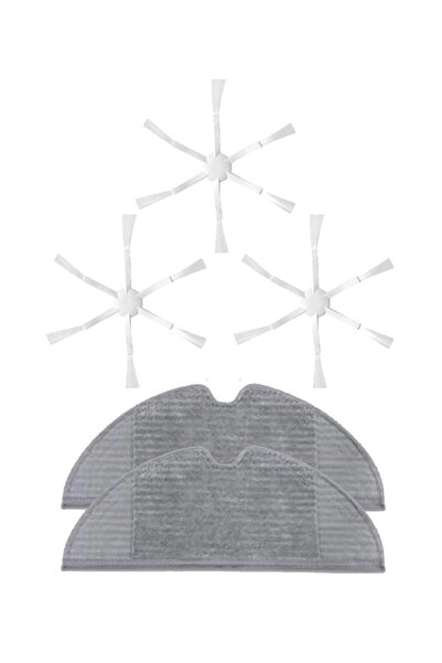 Roborge Xiaomi Vacuum Mop 2 - Ρομπότ ηλεκτρική σκούπα, σετ ανταλλακτικών 5 τεμαχίων (STYTJ03ZHM)