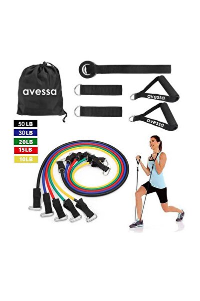 AVESSA 5 Li Direnç Lastiği Seti 11 Parça Acs-500