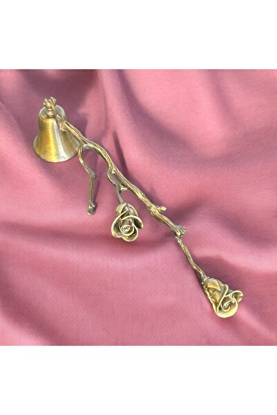 Mercan Tasarım Atölyesi İKİ GÜLLÜ MUM SÖNDÜRÜCÜ-ANTİK (ESKİTME)