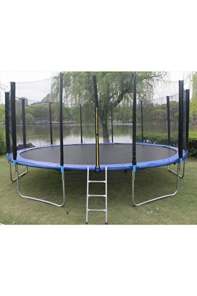 HEPİTOP File Korumalı Trambolin 488 Cm Trambolin Güvenlik Fileli Bahçe Tipi Büyük Boy Trampolin 16 Ft