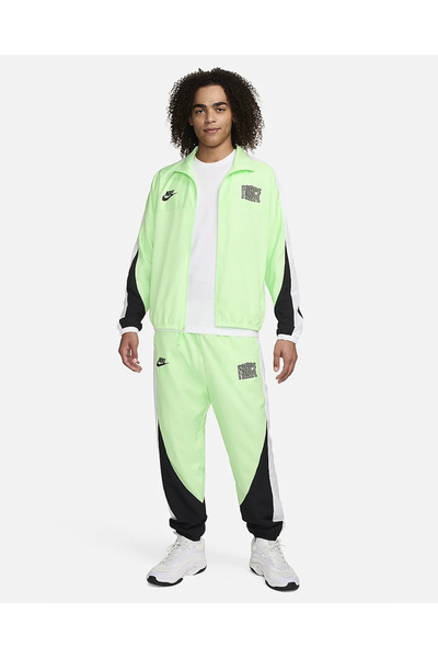 Nike Siyah Yeşil  Erkek Basketbol Eşofman Altı