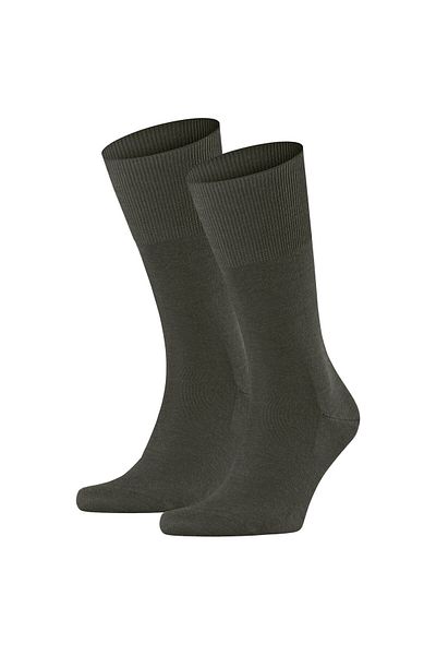 FALKE Packung mit 2 Herren-Socken – Flughafen, Kurzstrumpf, Freizeit – und Business-Socken, Unifarben