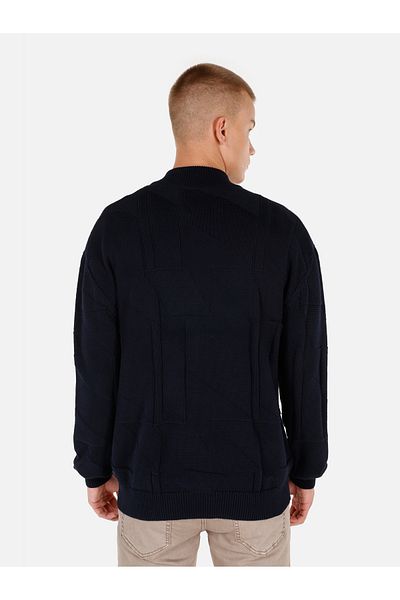 Colin's Navy Blue Men's Cardigan