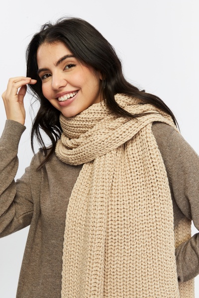 Aghilo Eșarfă tricotată Thessaloniki pentru femei (45x220)