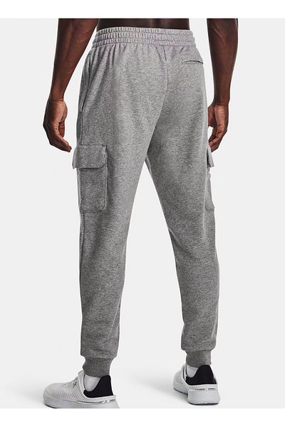 Under Armour Γκρι ανδρικό φούτερ με ελαστική μέση κανονική εφαρμογή 1382134 -026 UA Rival Fleece Cargo J
