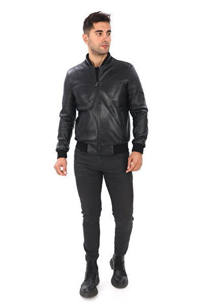 db deriburada original Erkek Trikolu Kolej Model Hakiki Deri Mont