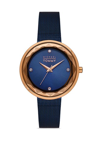 MICHAEL TOMMY Mt-22107L-Lrl62 Women's Steel Mesh Watch