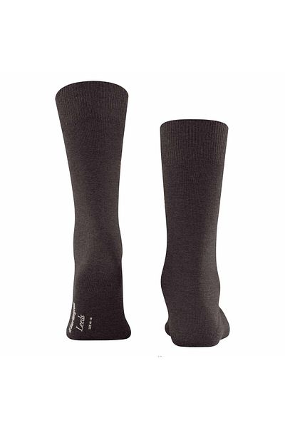 Burlington Herren Socken LEEDS – Schurwolle, Logo, Uni, Einheitsgröße, 40–46