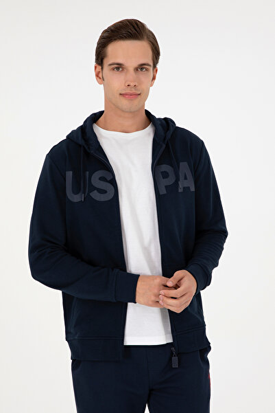 U.S. Polo Assn. Erkek Lacivert Örme Hırka 50289029-VR033