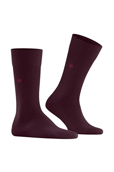 Burlington Herren Socken LEEDS - Schurwolle, Logo, Uni, One Size, 40-46