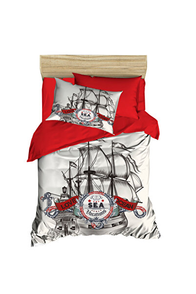 Fabeteks Sea Vacation Ocean Love Digital Single Young Bedding Set