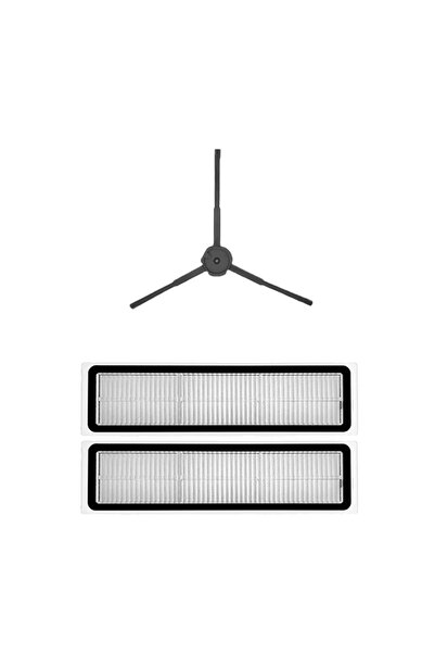 Roborge Xiaomi Vacuum Mop S10T (STFCR01SZ) Robot Süpürge Uyumlu 3'lü Yedek Pa...