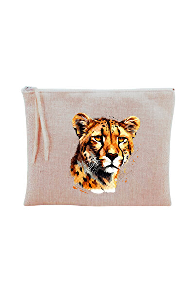 lili hediyelik Косметичка з принтом леопарда