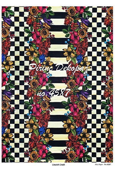 LİNEART Lineart Pirinç Dekopaj Kağıdı No:L4587- 29x42cm