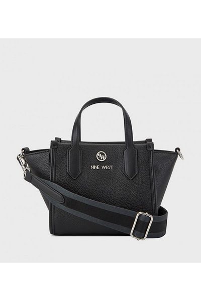 Nine West Women's Black Riggs Mini Tote Bag