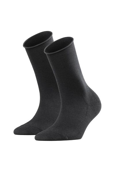 FALKE Active Breeze Damen Socken 2er-Pack – Uni & Rollbündchen Lyocell Faser