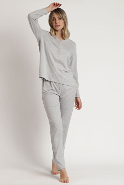 AYYILDIZ 62645 Gri Pijama Takımı