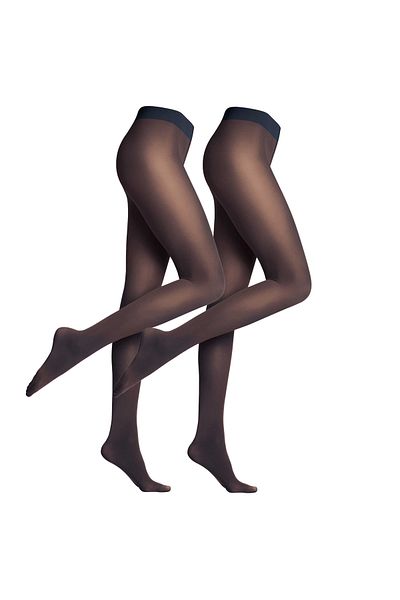 FALKE Damen Feinstrumpfhose 2er Pack – Pure Matte 50 Den, transparent, halb undurchsichtig