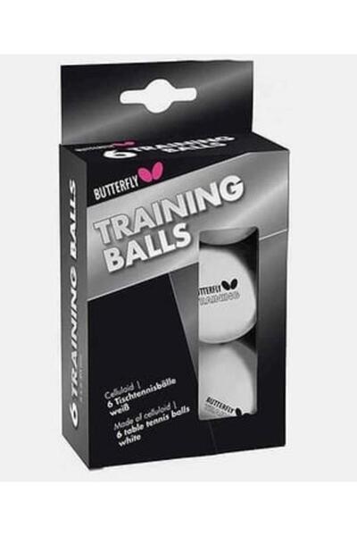AVESSA Butterfly 85140S Training Balls 6lı Tenis Topu Beyaz
