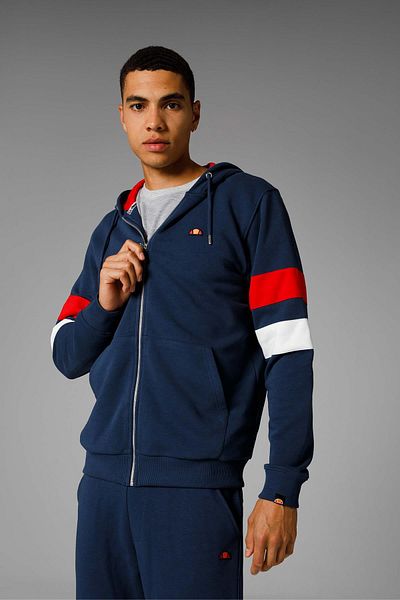 Ellesse Мъжки суитшърт с качулка и цип - EM271-NV