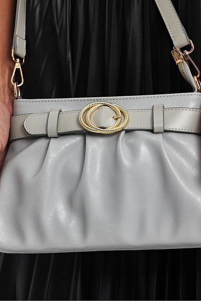 Aron Atelier Belle Gray Women's Shoulder Bag - Stylish and Useful Design