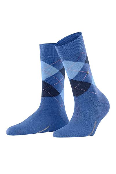 Burlington Damen Socken MARYLEBONE - Kurzstrumpf, Rautenmuster, Onesize