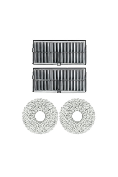 Roborge Set de 4 piese de schimb compatibile cu aspiratorul robot Dreame X30 Pro