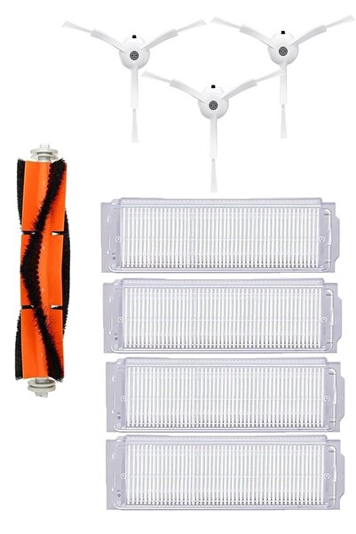 Roborge Xiaomi Vacuum Mop 2 Pro - Ρομπότ ηλεκτρική σκούπα, σετ ανταλλακτικών 8 τεμαχίων (MJST1SHW)