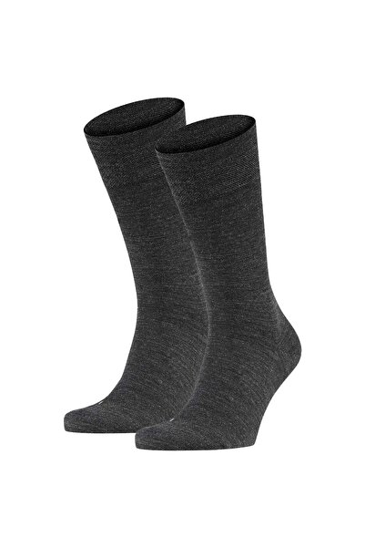 FALKE Herren Socken 2er Pack - Sensitiv Berlin, Kurzstrumpf, Komfortbund, Uni