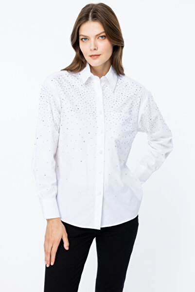 ON Taş Detaylı Gömlek