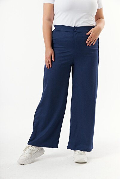 RMG Πουκάμισο και παντελόνι Indigo Suit - Πτυσσόμενα μανίκια, Plus Size