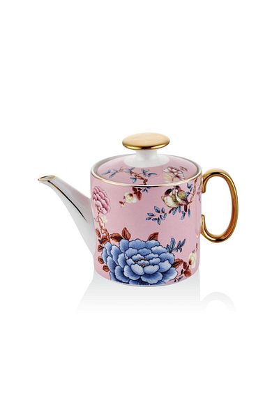 LAMEDORE Porcelain Teapot Floral Pink Teapot - Teapot
