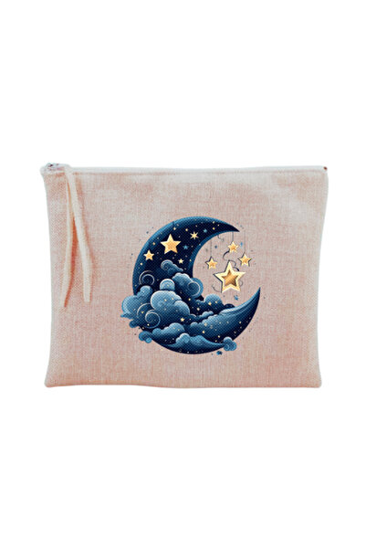 lili hediyelik Косметичка з принтом «Місяць і зірки»