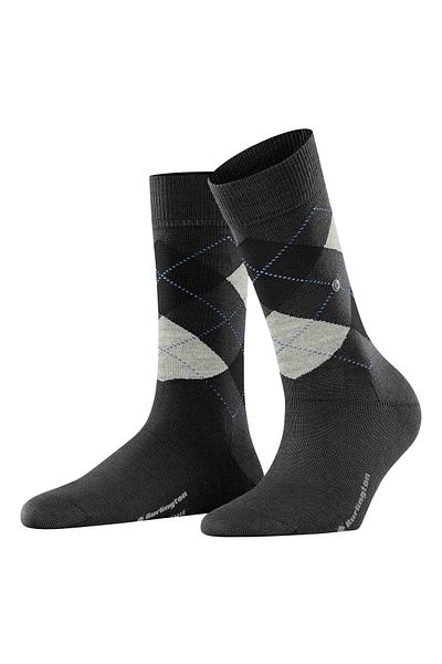 Burlington Damen Socken MARYLEBONE - Kurzstrumpf, Rautenmuster, Onesize
