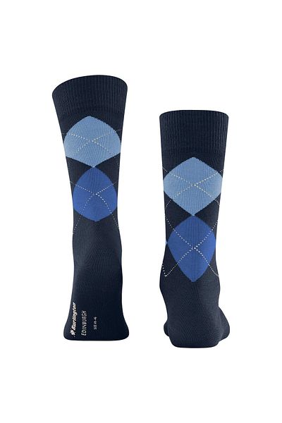Burlington Herren Socken EDINBURGH – Rautenmuster, Rautenmuster, Clip, Einheitsgröße, 40–46