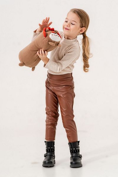 HAUSEkids Candy Sugar 3-Pece Σετ για κορίτσια ηλικίας 4-7 ετών - Dark Latte